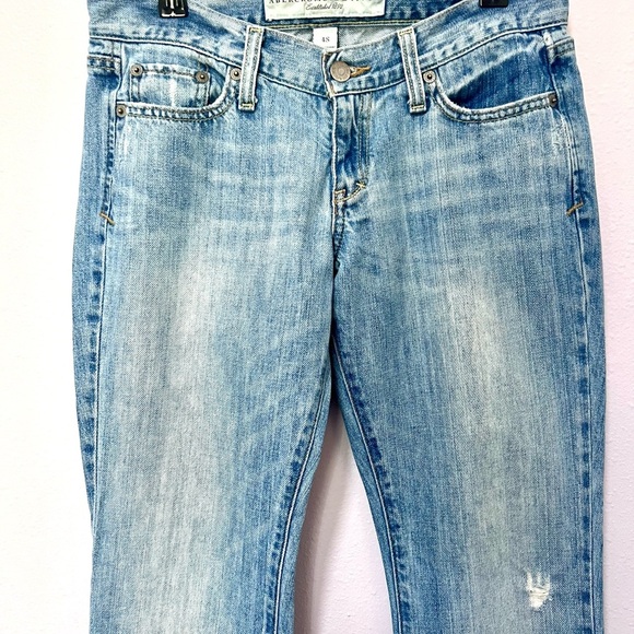 Abercrombie & Fitch Blue bootcut Leg Jeans 4S vintage - Picture 3 of 9